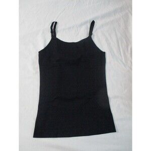Empetua by Shapermint Womens Sz M Scoop Neck Cami Black 62001 Shaping Shapewear